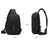 Secure Multi Layer Chest Bag For Outdoor Cycling - Dark Grey