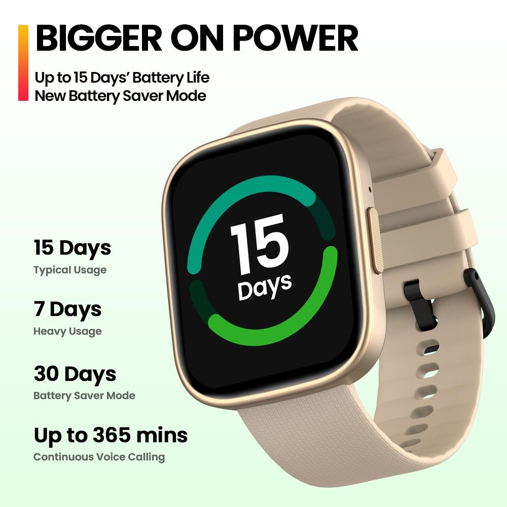 2.15 Inch Ip68 Waterproof Fitness Smart Watch Starlight Silver