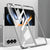 For Samsung Galaxy Z Fold4 5G Electroplated Full Coverage Case - Silver