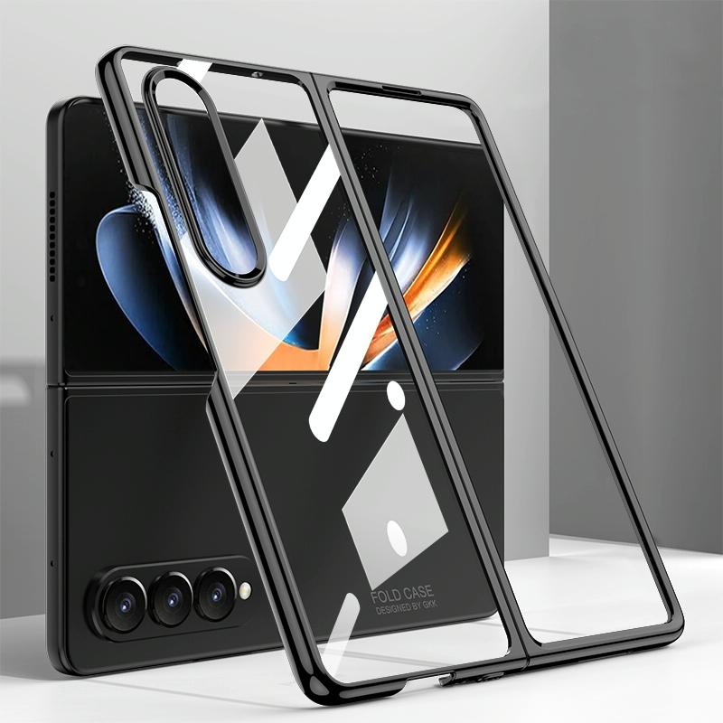 For Samsung Galaxy Z Fold4 5G Electroplated Full Coverage Case - Silver