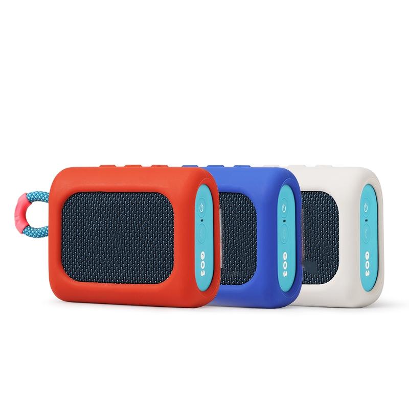 Protective Silicone Case for Jbl Go3 Speaker - Dust-proof and Anti-fall - Gray