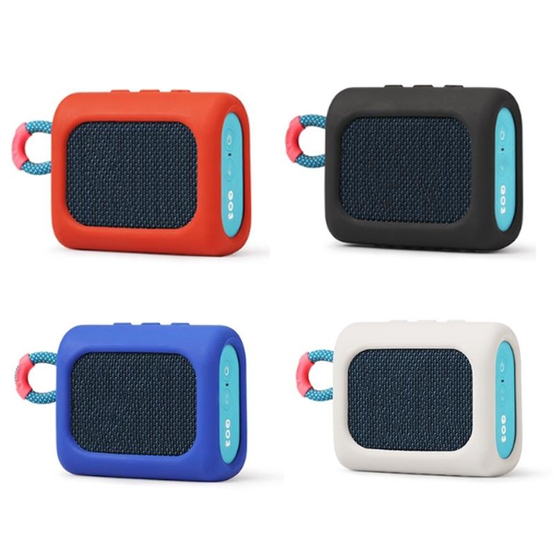 Protective Silicone Case for Jbl Go3 Speaker - Dust-proof and Anti-fall - Gray