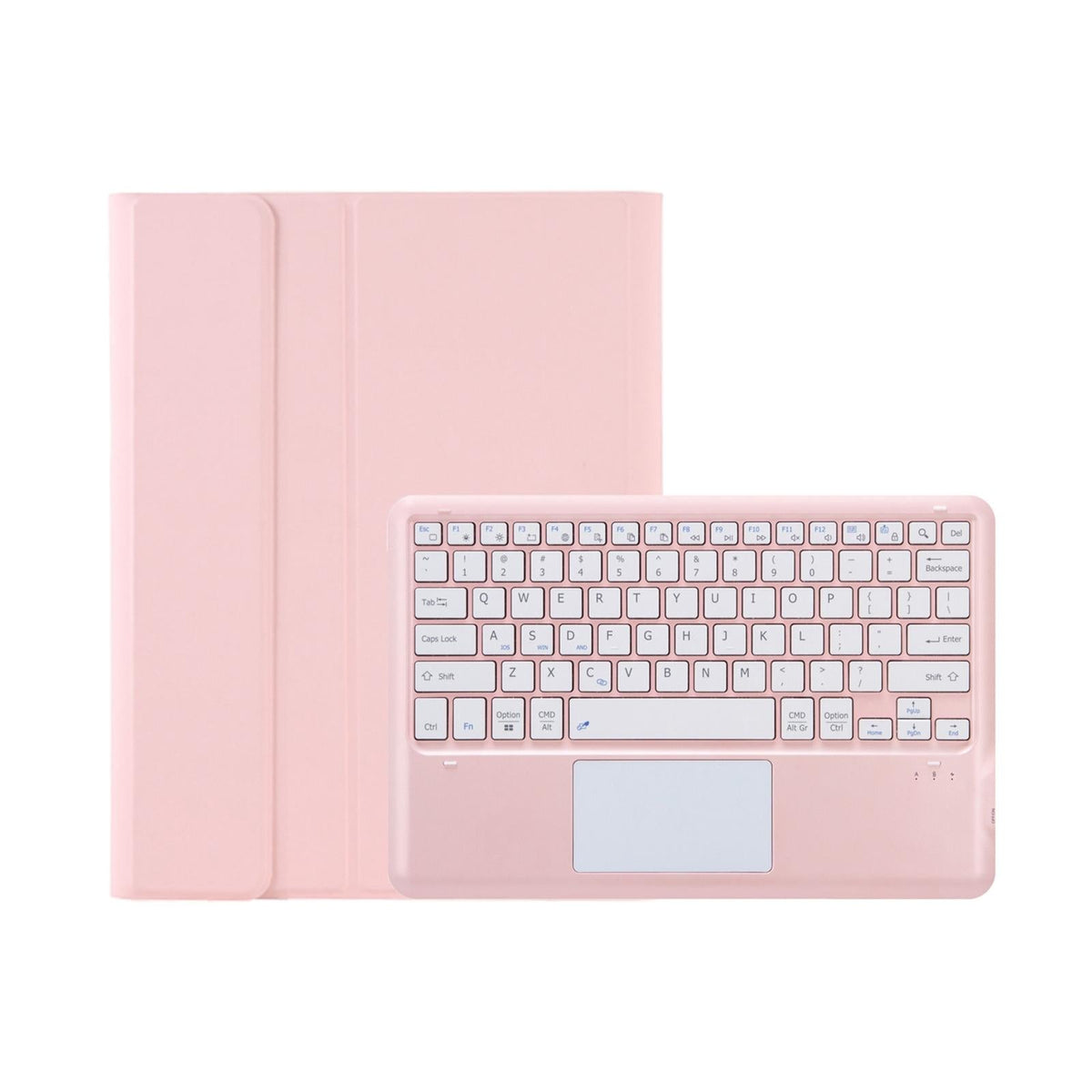 Detachable Bluetooth Keyboard Leather Case For Ipad Pro 12.9 2021 / 2020 / 2018 With Touch Pad - Dark Green