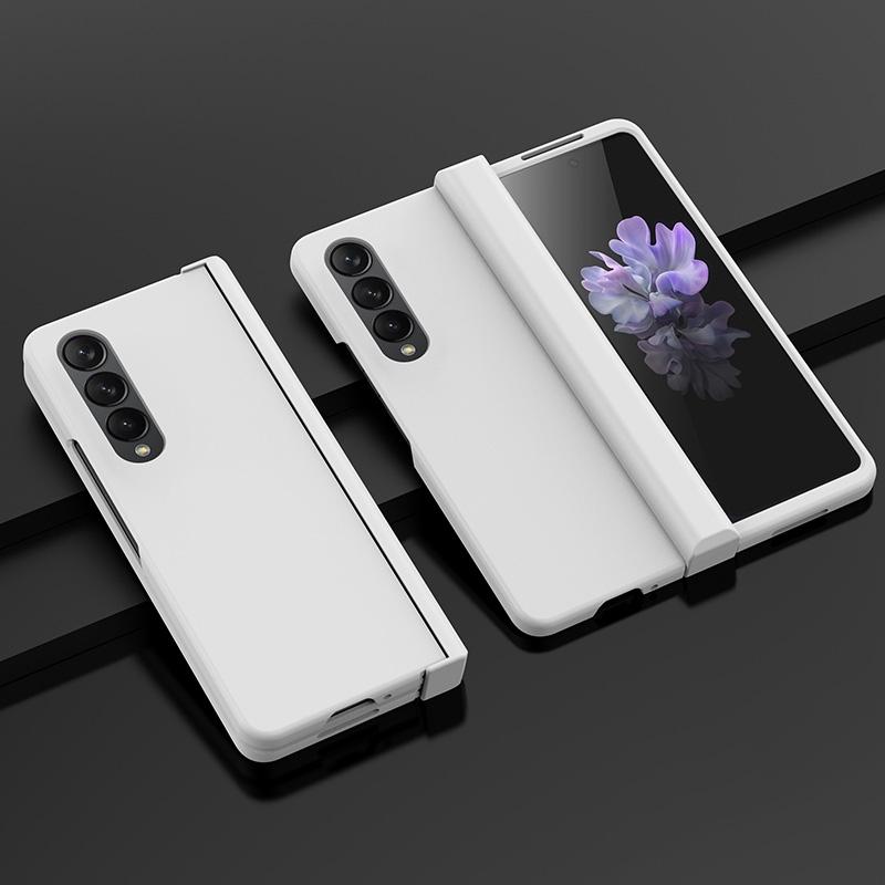 For Samsung Galaxy Z Fold4 5G Foldable Skin Feel Case - Black