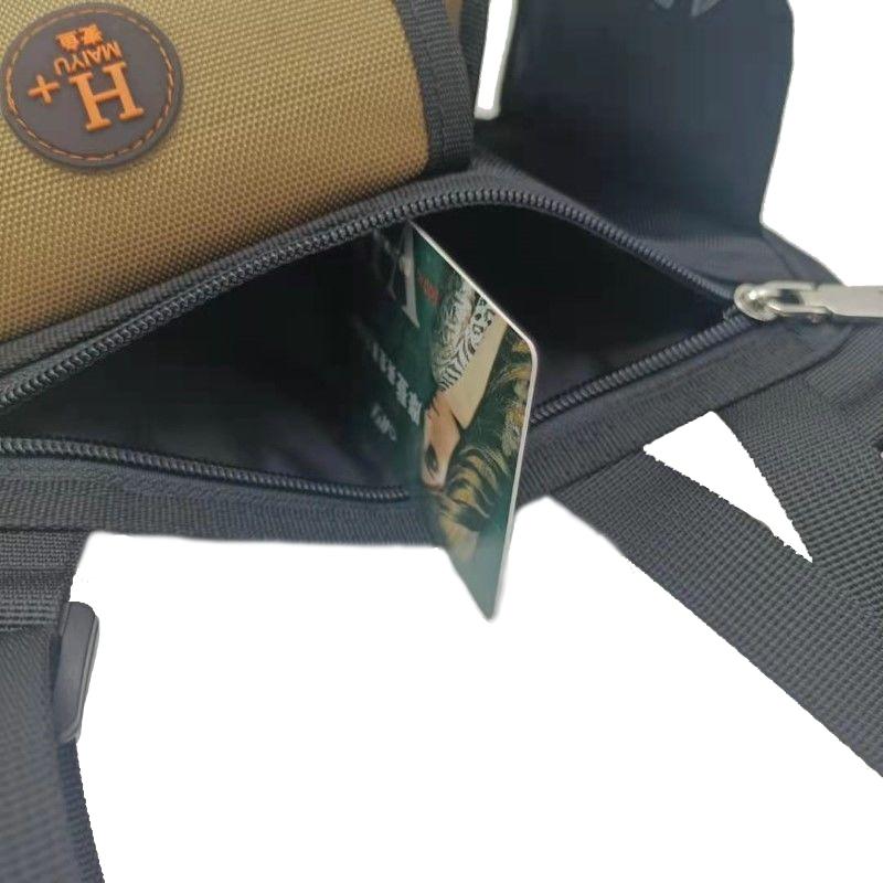 Waterproof Wear Resistant Cross Body Backpack For Outdoor Travel With Single Shoulder Design - Deep Blue