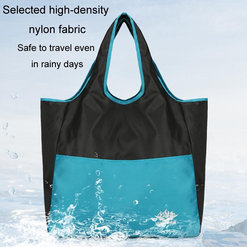 Waterproof Foldable Tote For Outdoor Sports - Dark Blue