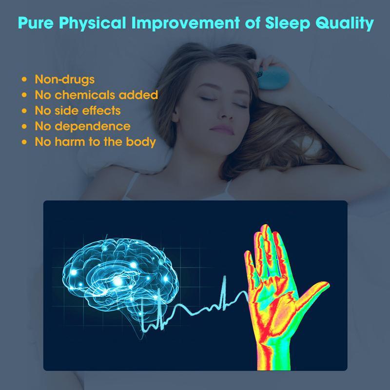 Portable Sleep Massager For Insomnia & Anxiety Relief - Black