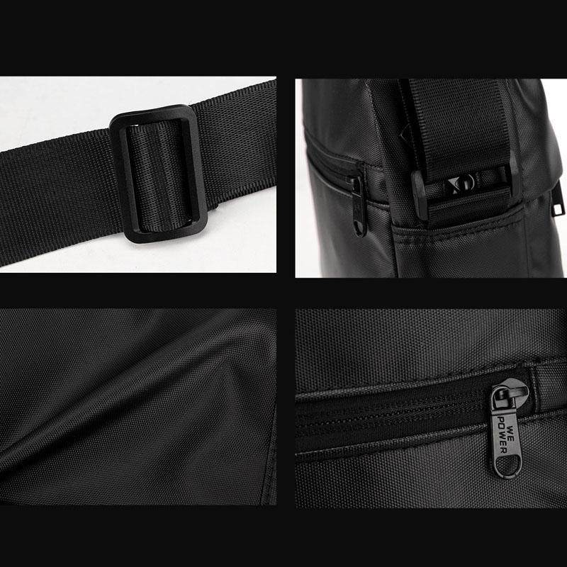 Large Capacity Men Messenger Bag For Travel & Commuting - Amry Green