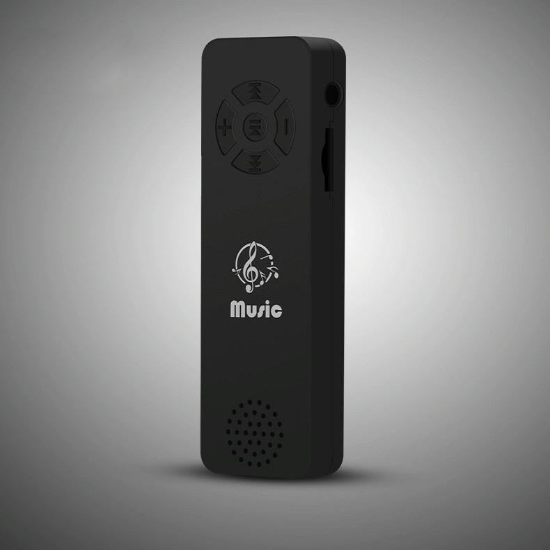 5 Piece Sports Running Mp3 Player With Tf Card Support - Black