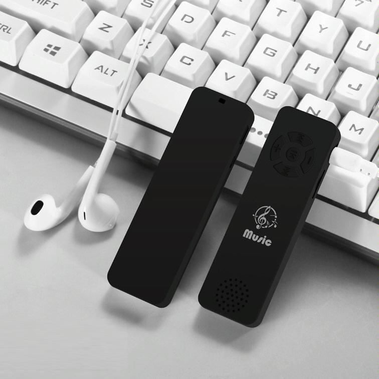 5 Piece Sports Running Mp3 Player With Tf Card Support - Black