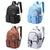 Lightweight Canvas Backpack - Compact and Durable - Light Blue 2