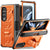 For Samsung Galaxy Z Fold4 5G Foldable Shockproof Phone Case - Orange