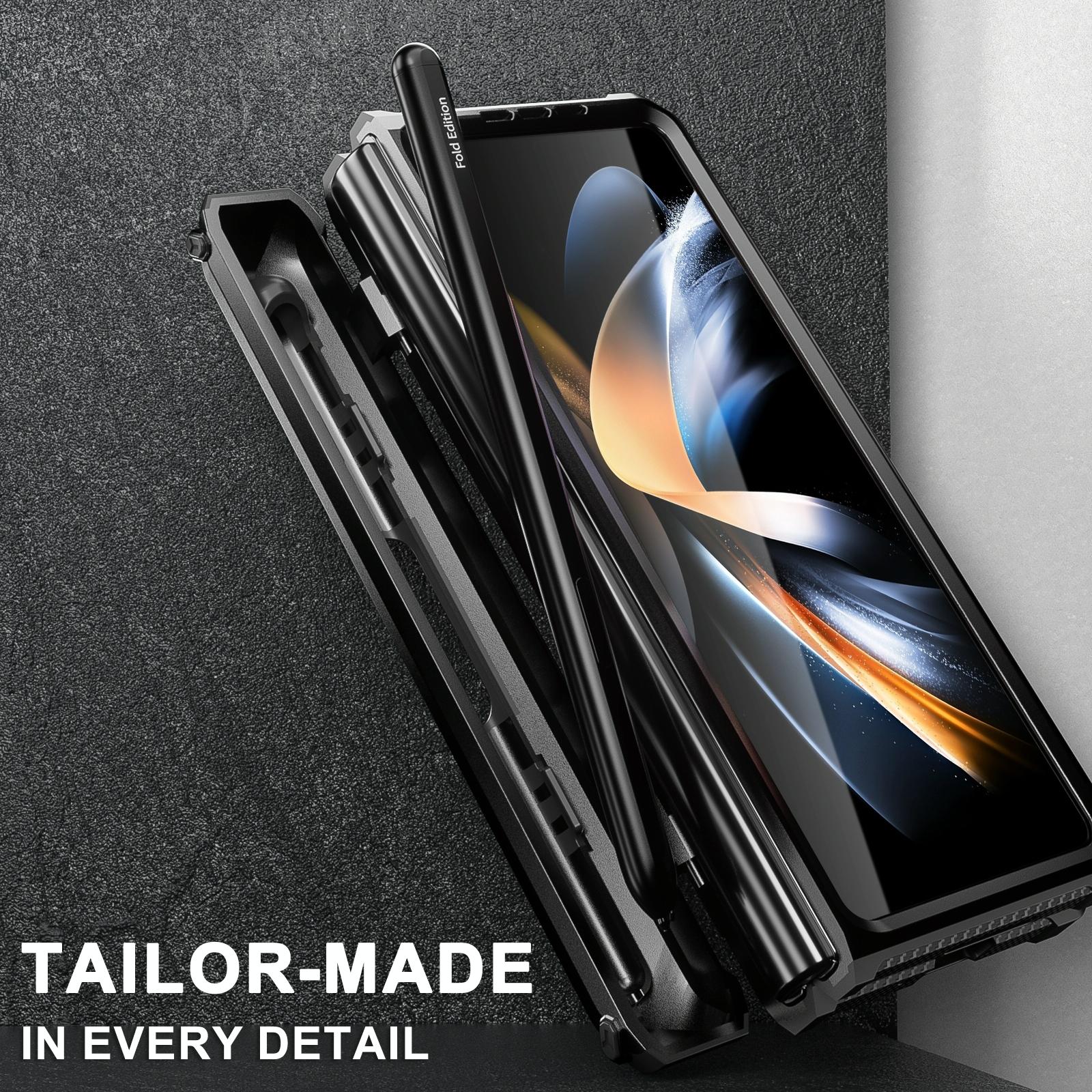 For Samsung Galaxy Z Fold4 5G Foldable Shockproof Phone Case - Orange
