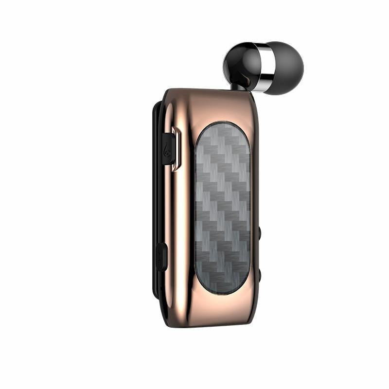 Carbon Brazing Bluetooth Earphones with Noise Reduction - Gold