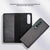 For Samsung Galaxy Z Fold4 5G Foldable Leather Phone Case - Horizontal Flip - Plain Brown