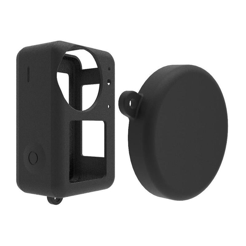 Protective Silicone Case with Lens Cap for Dji Action 3 - Blue