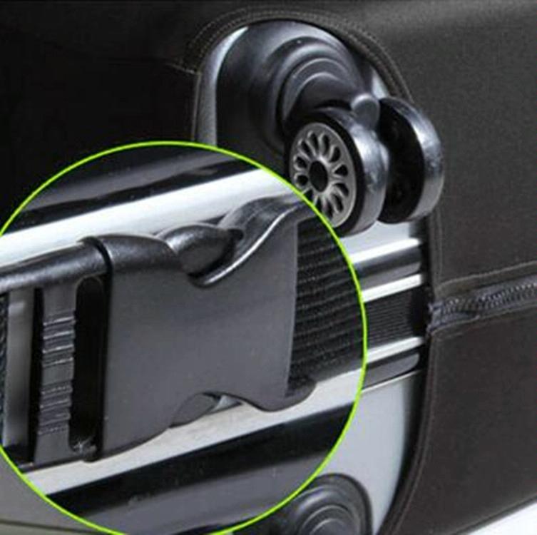 Protective Elastic Suitcase Cover - Fits 19-21 Inch Luggage - Dustproof & Scratch-proof - English Map