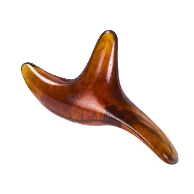 Triangle Sparrow Massager Point Stick - Amber