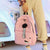 Student Canvas Backpack - Pink