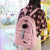 Student Canvas Backpack - Pink