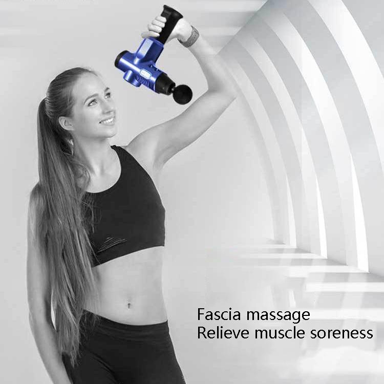 Portable Electric Massager For Muscle Relaxation And Fitness - Blue