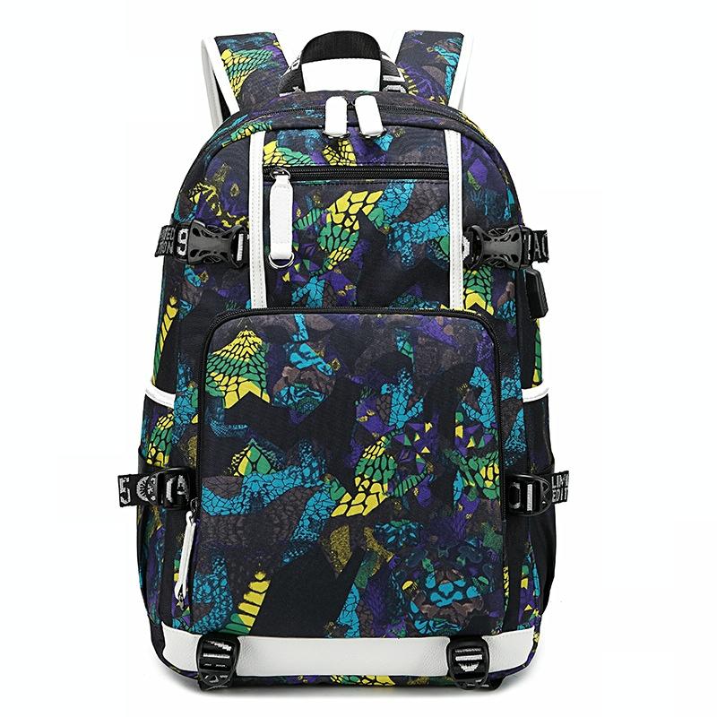 Student Thermal Backpack - Lightweight & Durable - Printed Yellow