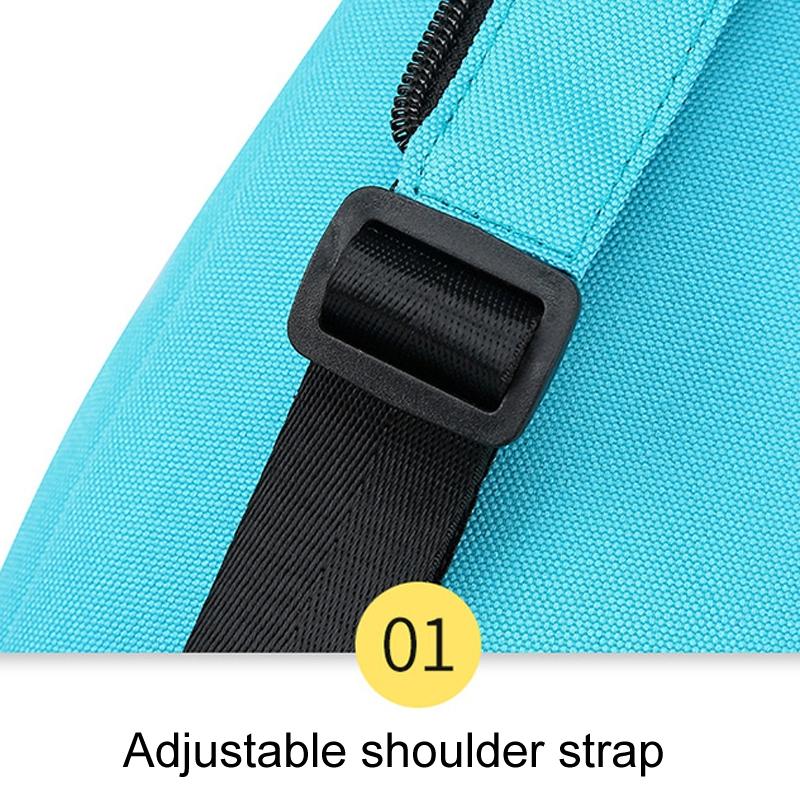 Multifunctional Crossbody Backpack For Outdoor Adventures - Sky Blue And Yellow