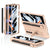 For Samsung Galaxy Z Fold4 5G Foldable Magnetic Flip Case With Holder & Pen Slot - Gkk - Silver