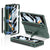 For Samsung Galaxy Z Fold4 5G Foldable Magnetic Flip Case With Holder & Pen Slot - Gkk - Silver