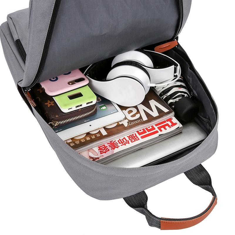3-in-1 Student Usb Backpack - Multi-functional - Black