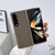 Star Series Nano Electroplating Pu Case For Samsung Galaxy Z Fold 4 - Blue