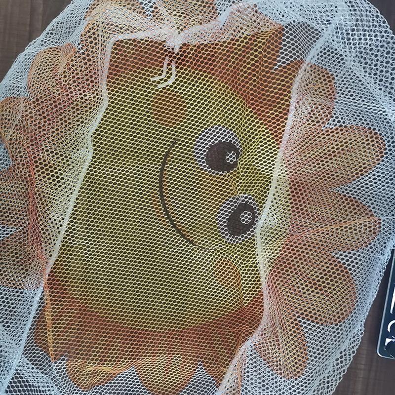 16 Cartoon Children Electric Fan with All-inclusive Mesh Protection Net and Anti-pinch Hand Cover - Safe and Fun - Sun Flower