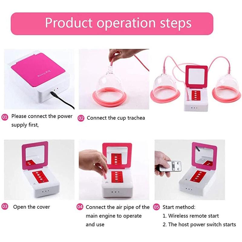 Usb Charging Chest Massager Portable & Electric - C Cup