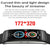 Smart Watch With Heart Rate And Blood Pressure Monitoring - Colour Screen - Red