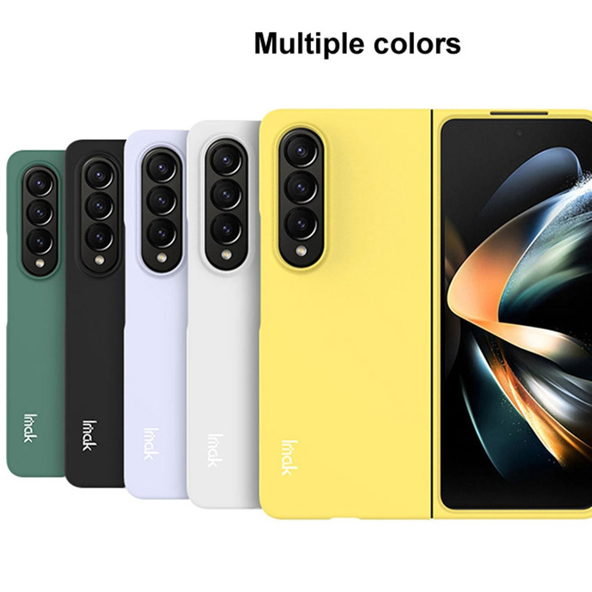 For Samsung Galaxy Z Fold4 5G Imak Js 2 Series Vibrant Case - Black