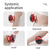 12-Speed Cupping Massager Set With 3 Cups - Black