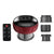 12-Speed Cupping Massager Set With 3 Cups - Black