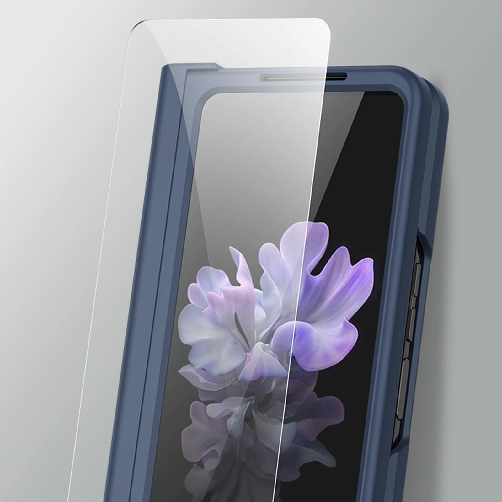 For Samsung Galaxy Z Fold4 5G Integrated Shockproof Case - Purple