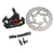 Upgraded 3-in-1 Scooter Brake & Seat Set for Xiaomi M365 Pro - Black Brake + Silver Adapter