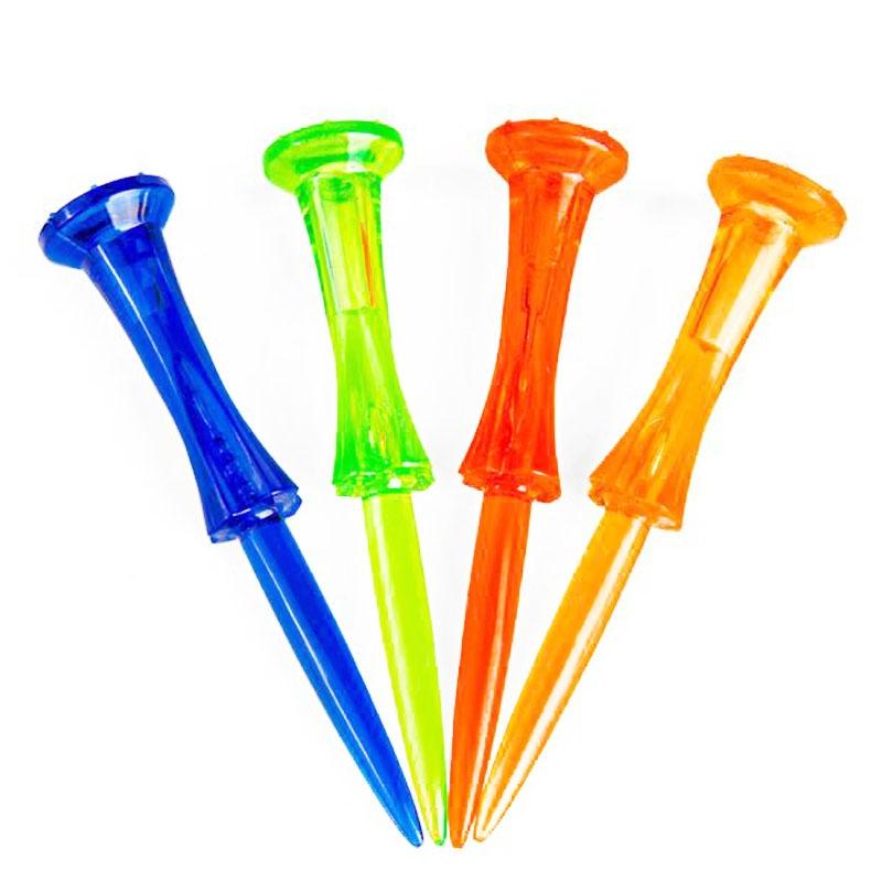 20-pack Golf Ball Tees - Durable 8-point Crown Tip for Competition - Anti-hitting - Blue