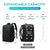 Large Capacity Men Shoulder Backpack - Gray