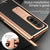 For Samsung Galaxy Z Fold4 5G Premium Litchi Leather Hinged Phone Case - With Pen - Gold
