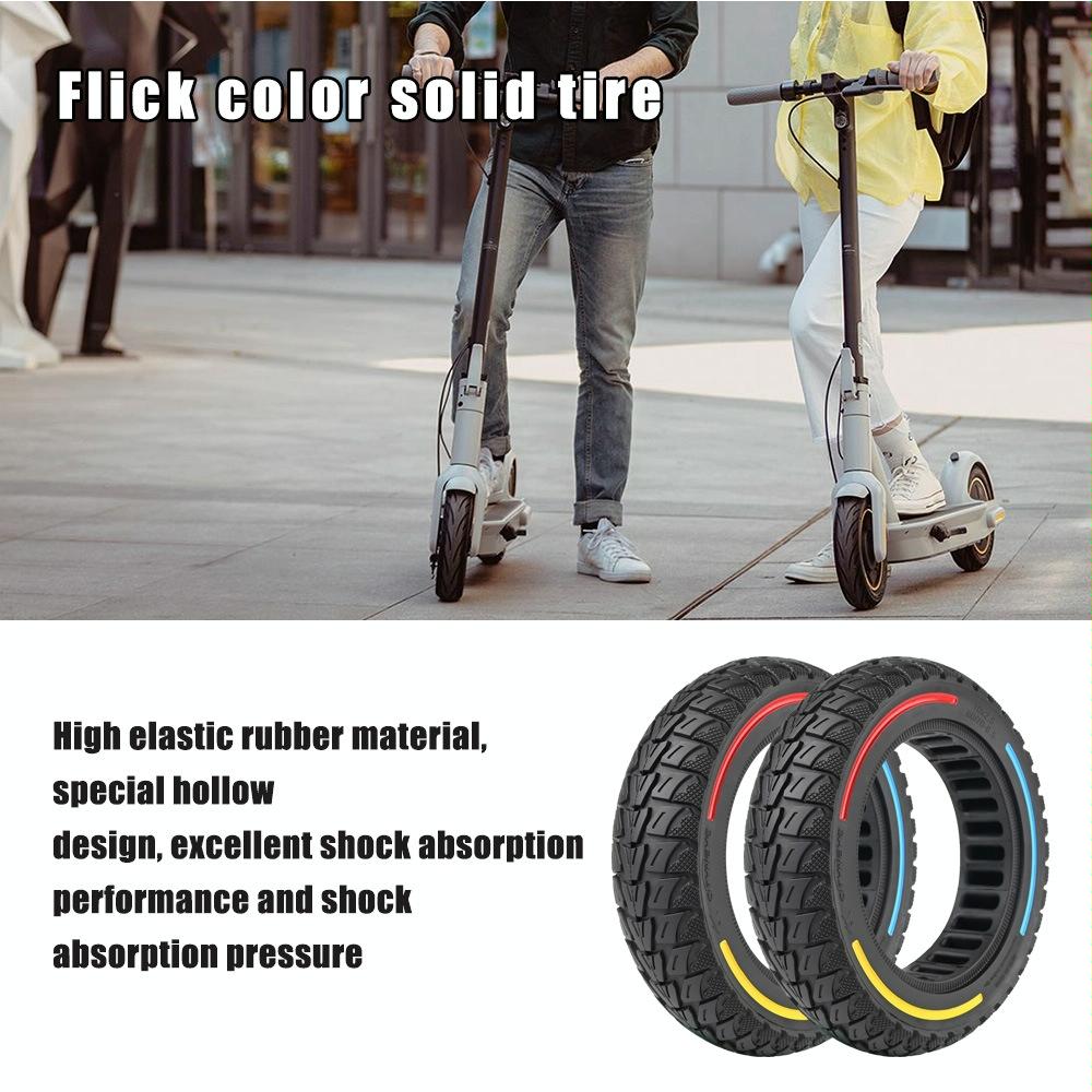 Ninebot Max G30 Electric Scooter - 10x2.5 Solid Tire in Flick Colour - Blue