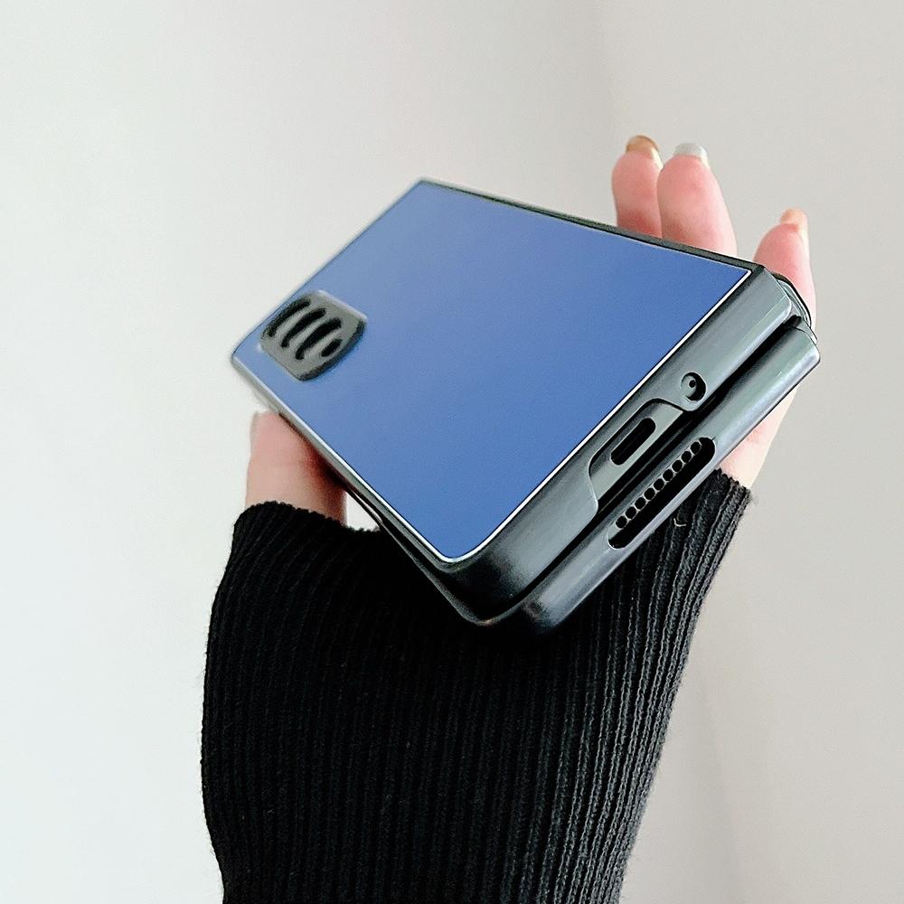 For Samsung Galaxy Z Fold4 5G Aluminum Foldable Phone Case - Black