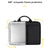13.3 Inch Thickened Polyester Laptop Bag - Silver Gray