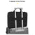 13.3 Inch Thickened Polyester Laptop Bag - Silver Gray