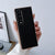 For Samsung Galaxy Z Fold4 5G Leather Phone Case - Nano Plating - Dark Green