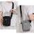 Versatile Canvas Shoulder Backpack For Men - Gray