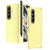 For Samsung Galaxy Z Fold4 5G Samsung Fold 4 Hinge Flip Case - Two Tone Contact Lens - Yellow