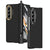 For Samsung Galaxy Z Fold4 5G Samsung Fold 4 Hinge Flip Case - Two Tone Contact Lens - Yellow